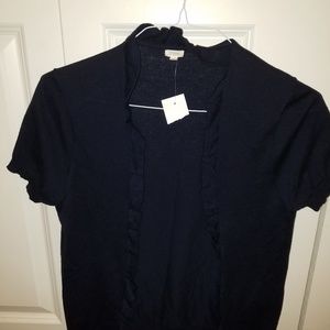 Short sleeve cardigan